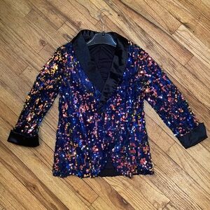 Sequin Blazer Jacket - Multicolor